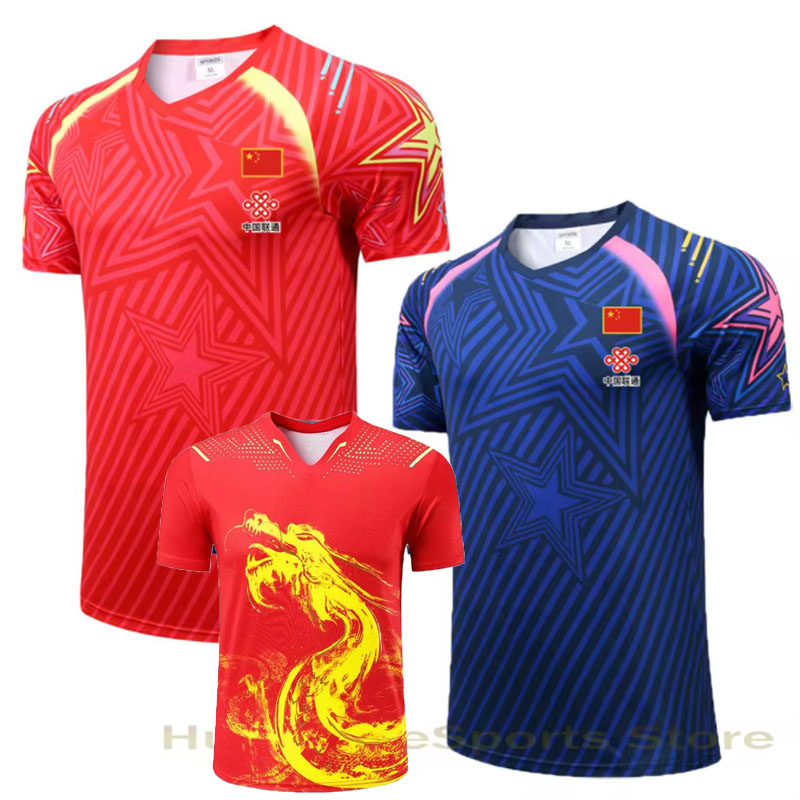 Table Tennis Usa Team - Nieuwe CHINA Team Tafeltennis T-shirts Shorts