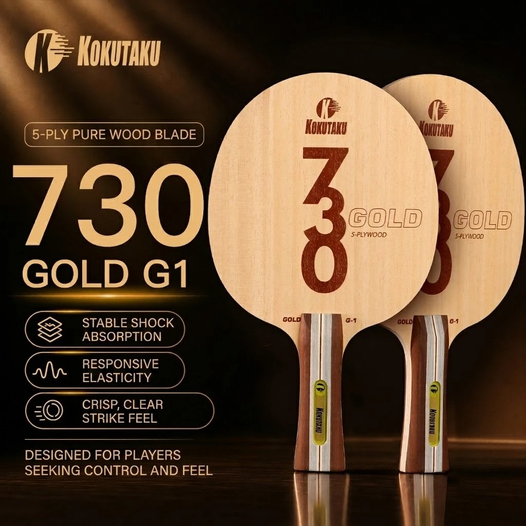 Table Tennis Edge - Kokutaku Tafeltennisbat FL 730 G1 5-laags