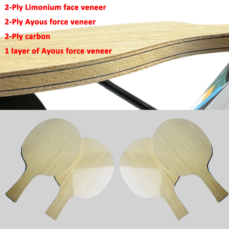 Tafeltennisbat met Limonium-Sp - Stiga Carbon Blade recensie en prijs