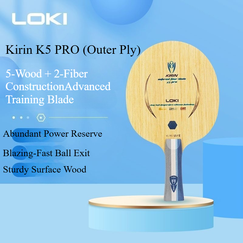 LOKI Kirin K5 PRO Tafeltennisb - Table Tennis Blade recensie en prijs