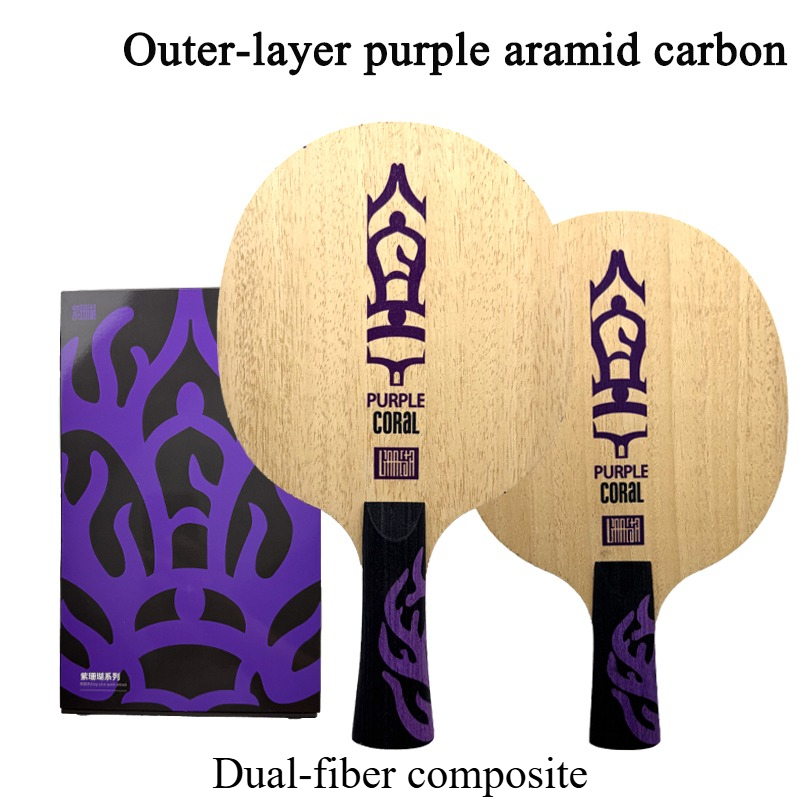 Meteor Purple Coral Tafeltenni - Table Tennis Blade recensie en prijs