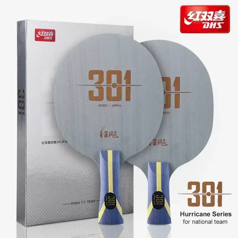 Originele DHS Hurricane 301 H3 - Table Tennis Usa Team recensie en prijs