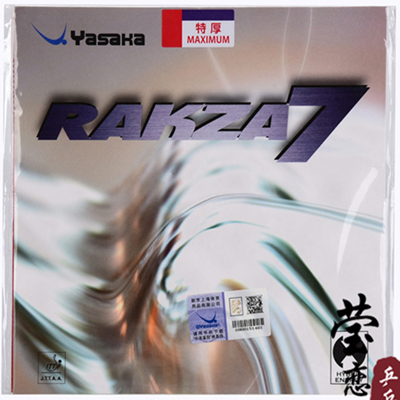 Originele yasaka RAKZA 7 zacht - Table Tennis Edge recensie en prijs